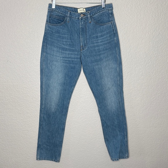 Frame True Straight Leg Riverwalk Jeans Size 29 Medium Wash  Full Length - Picture 2 of 8